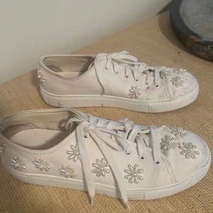 Simone Rocha White Pearl Sneakers, size 39